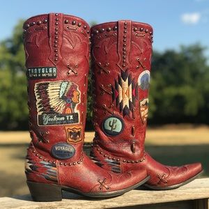 DOUBLE D RANCH X OLD GRINGO Escalante Boots Size 8.5 NIB